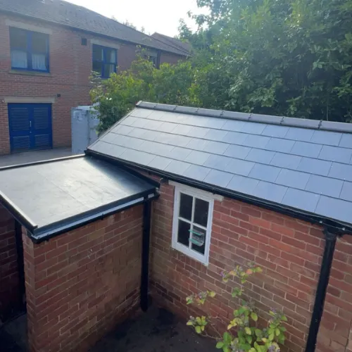 Recent roof project